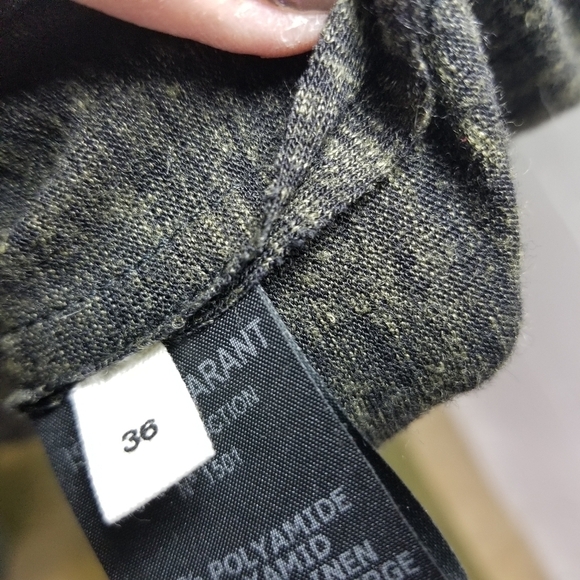 Isabel Marant Etoile gathered bodycon pencil skirt wool blend - Picture 8 of 12